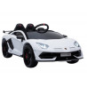 Lamborghini Aventador Electric Ride On Car - Fehér