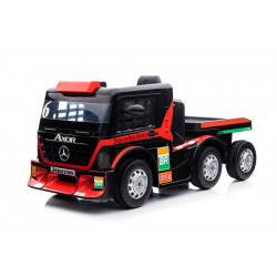 Akkumulátoros autó Mercedes XMX622B piros LCD