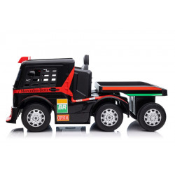 Akkumulátoros autó Mercedes XMX622B piros LCD