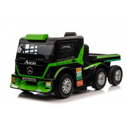 Akkumulátoros autó Mercedes XMX622B zöld LCD