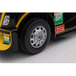 Akkumulátoros autó Mercedes XMX622B Félpótkocsi Sárga LCD
