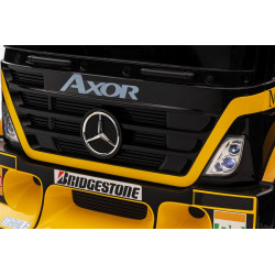 Akkumulátoros autó Mercedes XMX622B Félpótkocsi Sárga LCD