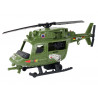 Katonai játékkészlet Helikopter Motorkerékpáros Őrtorony
