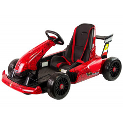 XMX619 pirosra festett Spider akkumulátoros gokart