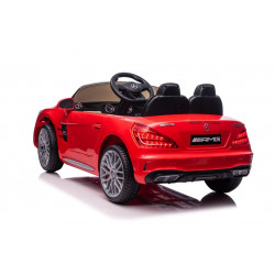 Jármű akkumulátorral Mercedes SL65 S piros lakkozott LCD