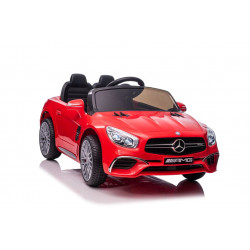 Jármű akkumulátorral Mercedes SL65 S piros lakkozott LCD