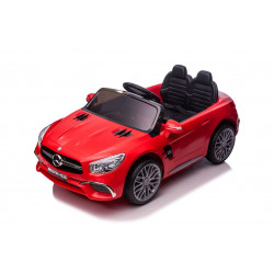 Jármű akkumulátorral Mercedes SL65 S piros lakkozott LCD