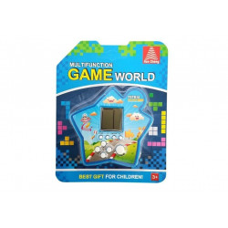 Brick Game Electronic Tetris Portable Star Blue