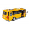 Fém iskolabusz súrlódó meghajtással Die Cast Model