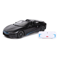 Autó R/C BMW i8 Roadster Rastar 1:12 Fekete
