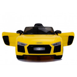 Nagy Audi R8 elektromos ráhajtható autó JJ2198 sárga