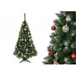 Mesterséges karácsonyfa hóval 150cm