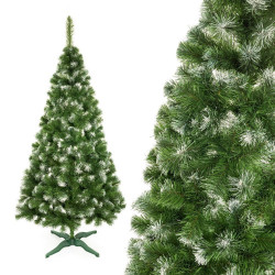 Mesterséges karácsonyfa hóval 220cm