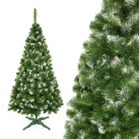 Mesterséges karácsonyfa hóval 220cm