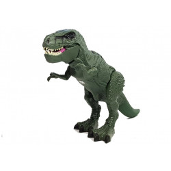 Interaktív dinoszaurusz akkumulátorral működő Tyrannosaurus zöld