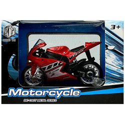 Sportmotorkerékpár hangokkal 1:18 4 szín