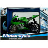 Sportmotorkerékpár hangokkal 1:18 4 szín