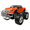 Járműkészlet Narancssárga Monster Truck Piros BMW Caravan 58 cm