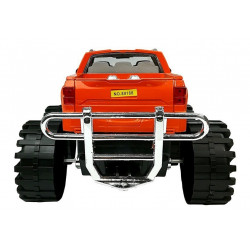 Járműkészlet Narancssárga Monster Truck Piros BMW Caravan 58 cm