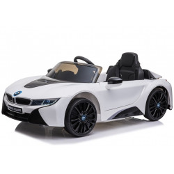 BMW I8 JE1001 Electric Ride autófehéren