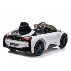 BMW I8 JE1001 Electric Ride autófehéren