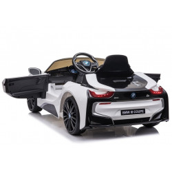 BMW I8 JE1001 Electric Ride autófehéren