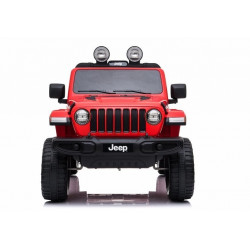 Auto Jeep Wrangler Rubicon Czerwony akkumulátor