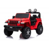 Auto Jeep Wrangler Rubicon Czerwony akkumulátor