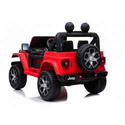 Auto Jeep Wrangler Rubicon Czerwony akkumulátor