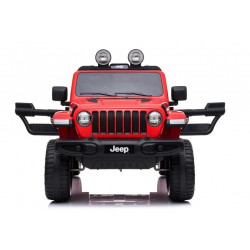 Auto Jeep Wrangler Rubicon Czerwony akkumulátor