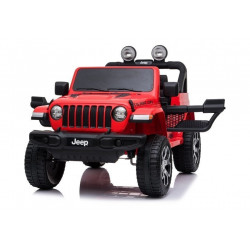 Auto Jeep Wrangler Rubicon Czerwony akkumulátor