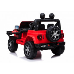 Auto Jeep Wrangler Rubicon Czerwony akkumulátor