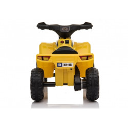 XH116 elektromos ráhajtható quad sárga