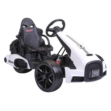CH9939 Elektromos Ride-On Gokart fehér