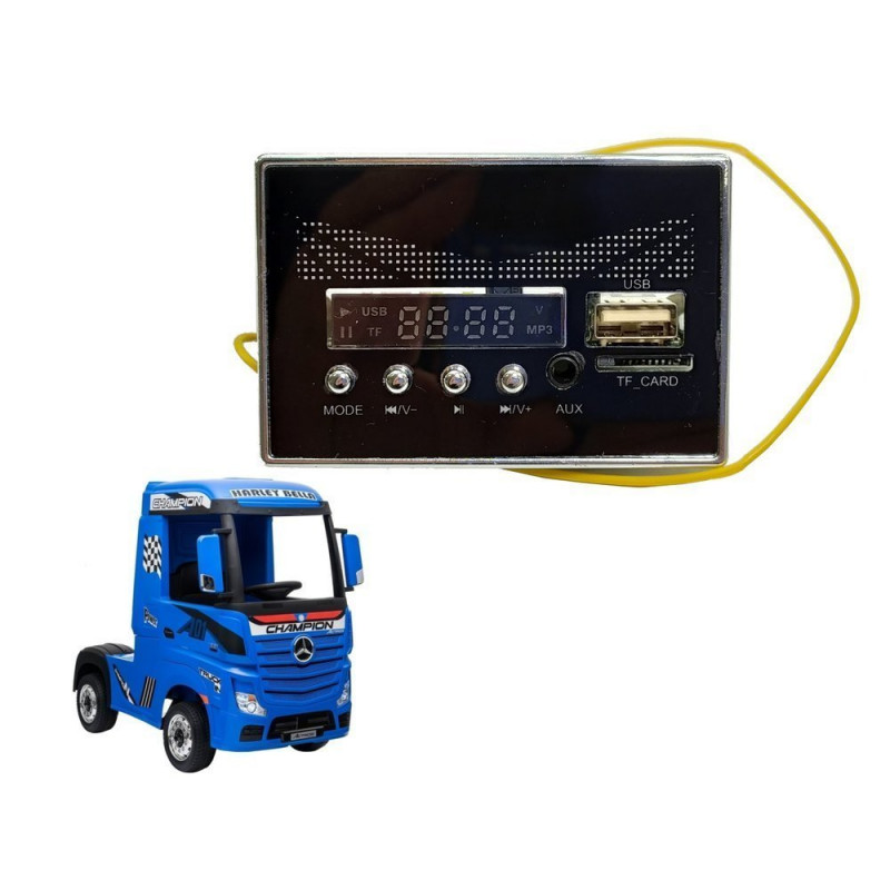 Zenepanel az elektromosan közlekedő HL358 Actroshoz
