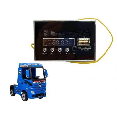 Zenepanel az elektromosan közlekedő HL358 Actroshoz