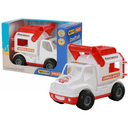 Auto ConsTruck Ambulance White Polesie 41913