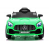 Elektromos felhajtható autó Mercedes AMG GT R zöld