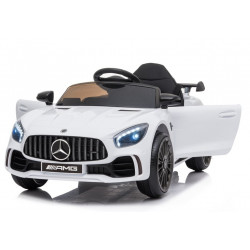 Elektromos felhajtható autó Mercedes AMG GT R fehér