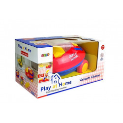 Piros-sárga elemmel működő porszívó világítással és hanggal