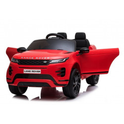 Range Rover Evoque elektromos ráhajtható autó piros