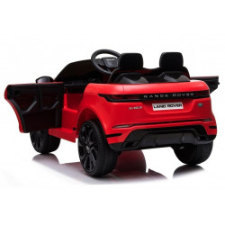 Range Rover Evoque elektromos ráhajtható autó piros