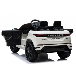 Range Rover Evoque elektromos ráhajtható autó fehér