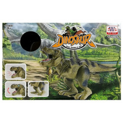 Dinosaur Tyrannosaurus Rex akkumulátorral működő zöld