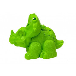 Asztal játéktésztával és dinoszauruszokkal 4 színben