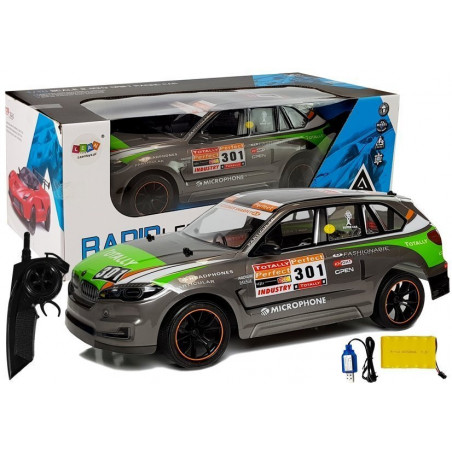 Sportautó R/C 1:10 2,4G szürke