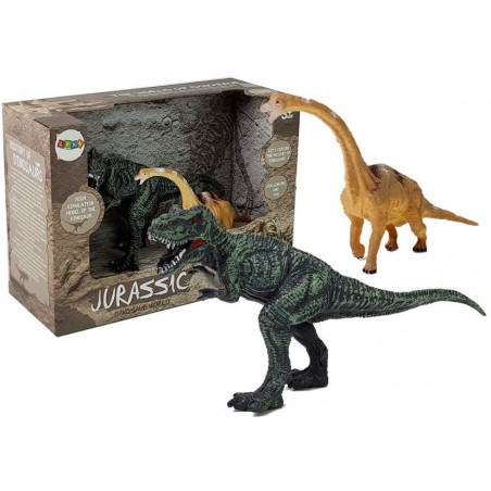Zestaw Figurek Dinozaur Brachiosaurus, Tyranozaur Rex