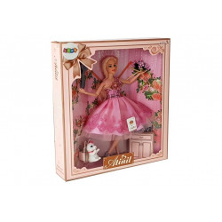 Lalka Modelka Suknia Balowa 28 cm z Akcesoriami