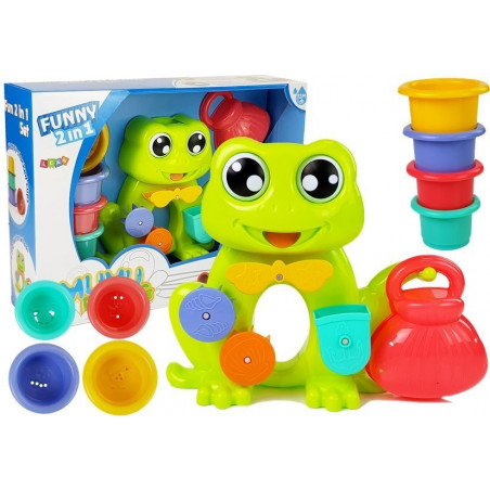 Béka vízesés fürdő szett + vödrök