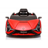 Elektromos utazás Lamborghini Sian Red autón